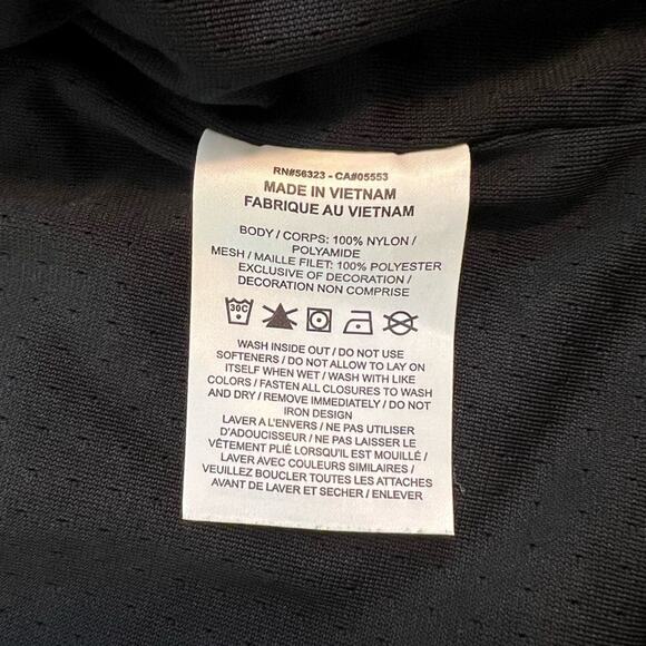 Nike Sportswear Youth Essentials Lined Bomber Textured Nylon Jacket Black Size L - Picture 9 of 9